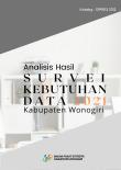 Analysis of Data Needs Survey for BPS-Statistics of Wonogiri Regency 2021