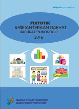 Statistik Kesejahteraan Rakyat Kabupaten Wonogiri 2016