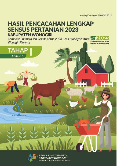 Hasil Pencacahan Lengkap Sensus Pertanian 2023 Tahap I - Kabupaten Wonogiri