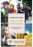 Indikator Utama Sosial, Politik dan Keamanan Kabupaten Wonogiri Tahun 2018