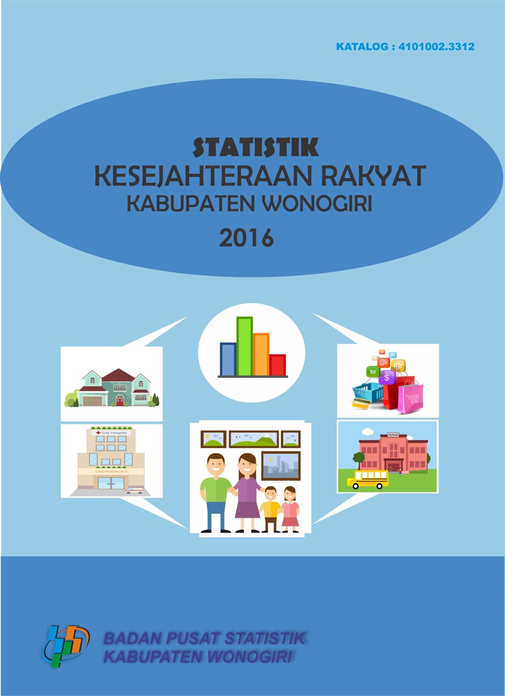   Statistik Kesejahteraan Rakyat Kabupaten Wonogiri 2016