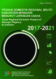 Produk Domestik Regional Bruto Kabupaten Wonogiri Menurut Lapangan Usaha 2017-2021